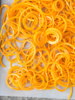 Roasted Spring Vegetables with Butternut Squash Noodles Pic