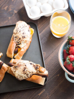 Sausage Egg Breakfast Subs Picture