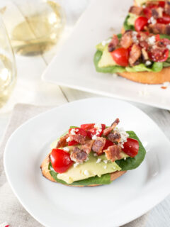 BLAT Blue Cheese Crostini Pic