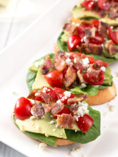 BLAT Blue Cheese Crostini Picture