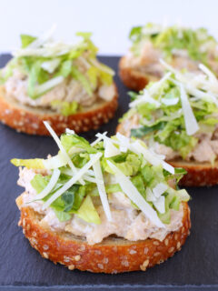 Chicken Caesar Bruschetta Pic