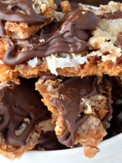 Chocolate Coconut Cracker Toffee Photo