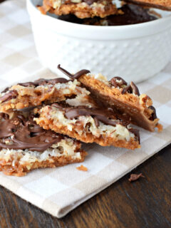 Chocolate Coconut Cracker Toffee Picture