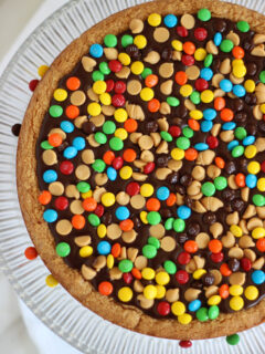 Chocolate Peanut Butter Cookie Pizza Picture