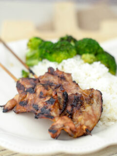 Gluten Free Teriyaki Chicken Skewers Image