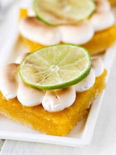 Key Lime Pie Meringue Bars Photo