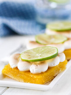 Key Lime Pie Meringue Bars Pic