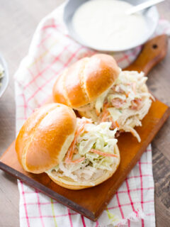Ranch Pulled Chicken Sandwich Image