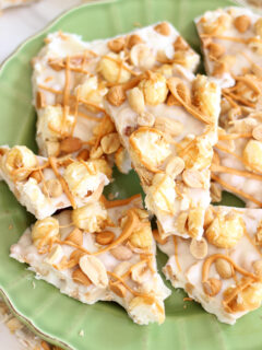 Salted Peanut Butterscotch Caramel Corn Bark Image