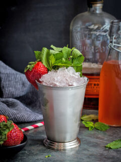 Strawberry Rhubarb Julep Image