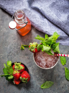 Strawberry Rhubarb Julep Picture