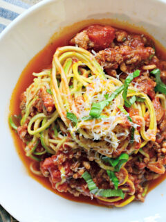 Zoodles Bolognese Photo