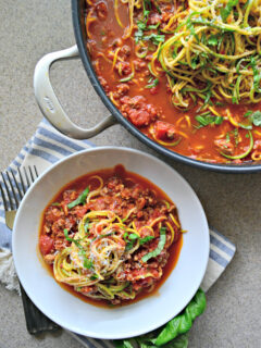 Zoodles Bolognese Pic