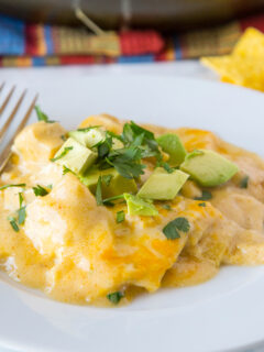 White Chicken Enchilada Skillet Photo
