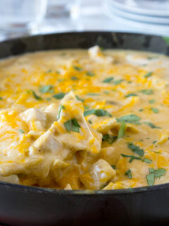 White Chicken Enchilada Skillet Pic