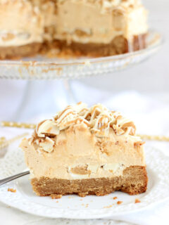 White Chocolate Peanut Butter Cheesecake Pic
