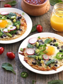 Baked Egg Tostadas Photo