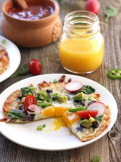 Baked Egg Tostadas Picture