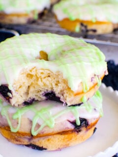 Blueberry Key Lime Donuts Photo