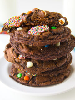 Chocolate Birthday Cake Cookies Image