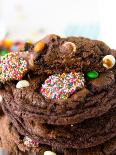 Chocolate Birthday Cake Cookies Photo