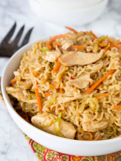 Chow Mein Noodles with Chicken Pic