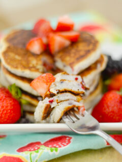 Gluten Free Pancakes with Berries Pic