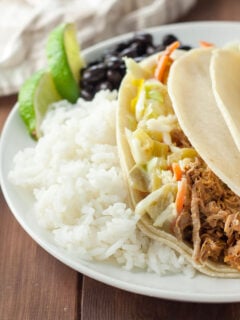 Gluten Free Pulled Pork Green Chile Slaw Photo