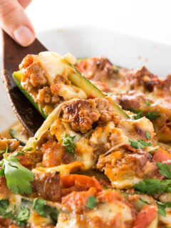 Italian Sausage Stuffed Zucchini Boats Picture