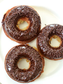 Lemon Donuts with Chocolate Glaze Picture
