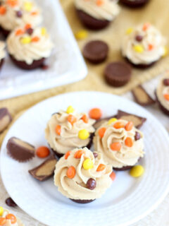 Peanut Butter Cup Brownie Cups Image