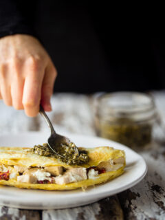 Pesto Omelet Image