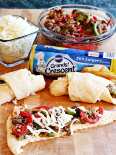 Philly Cheesesteak Crescent Rolls Image