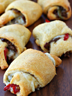 Philly Cheesesteak Crescent Rolls Pic