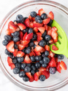 Red, White and Blue Ice Cream Picture