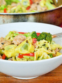Sausage Broccoli Tortellini Skillet Photo