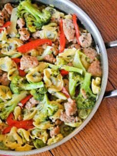 Sausage Broccoli Tortellini Skillet Picture
