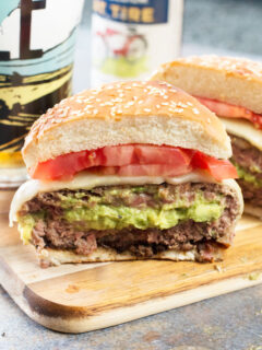 Bacon-Wrapped Guacamole Burger Bombs Image
