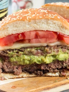 Bacon-Wrapped Guacamole Burger Bombs Photo