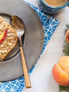 Baked Peach Oatmeal Image