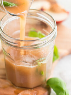 Basil Peach Agua Fresca Pic