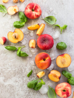 Basil Peach Agua Fresca Picture