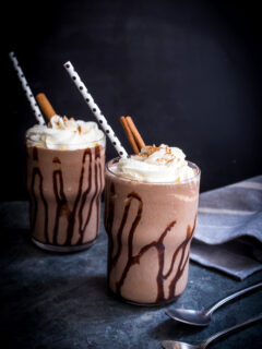 Boozy Mexican Chocolate Milkshakes Image