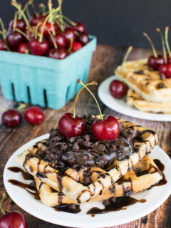 Cherry Chocolate Chip Waffles Picture