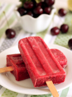 Cherry Lime Popsicles Picture