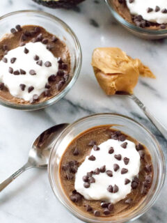 Chocolate Avocado Pudding with Coconut and Peanut Butter Picture
