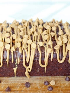 Chocolate Peanut Butter Cup Banana Bread Photo