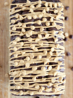 Chocolate Peanut Butter Cup Banana Bread Pic