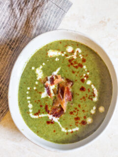 Cream of Spinach Soup for Two Picture