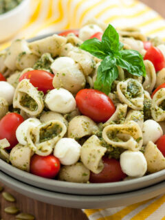 Gluten Free Pasta Salad with Pumpkin Seed Pesto Photo